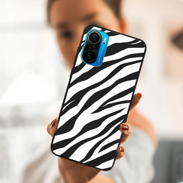 MY ART Silikónový obal Xiaomi Poco F3 ZEBRA (049)
