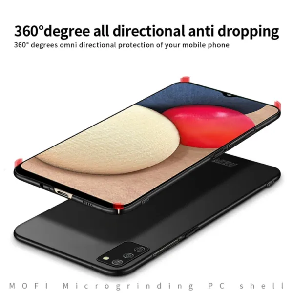 MOFI Ultratenký obal Samsung Galaxy A02s / A03s červený
