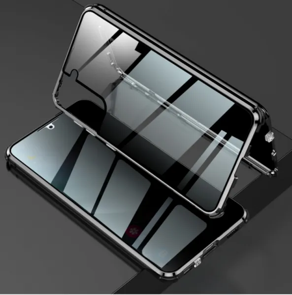 Magnetický kryt 360 pre Samsung Galaxy S21 Plus 5G čierny