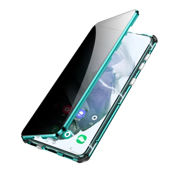 Magnetický kryt 360 pre Samsung Galaxy S21 Plus 5G modrý