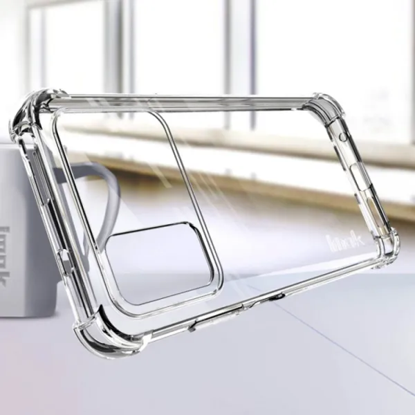 IMAK Ochranný silikónový kryt + fólia Xiaomi Poco M4 Pro priehľadný