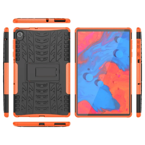 STAND Extra odolný obal Lenovo Tab K10 oranžový