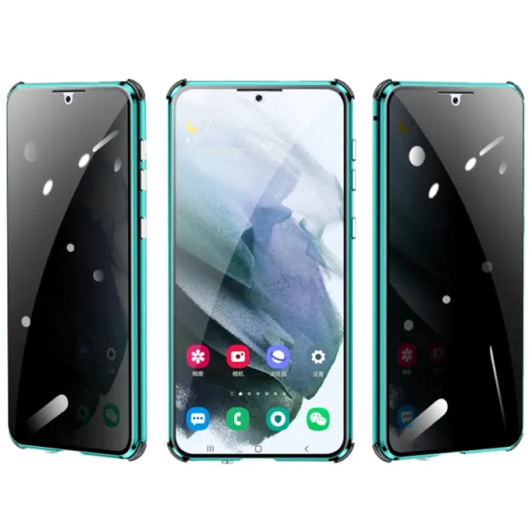 Magnetický kryt 360 pre Samsung Galaxy S21 5G čierny