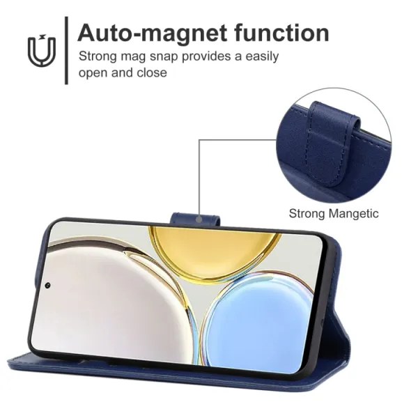 SMOOTH Peňaženkové puzdro Honor Magic4 Lite 5G modré