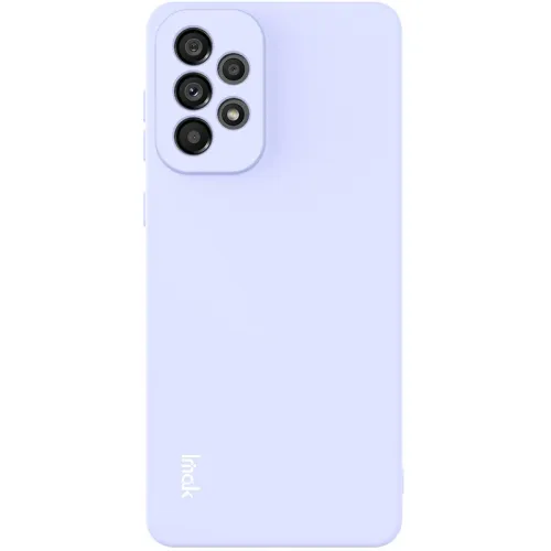 IMAK RUBBER Gumený kryt Samsung Galaxy A73 5G svetlomodrý
