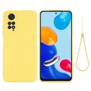 RUBBER Ochranný kryt Xiaomi Redmi Note 11 / Note 11S žltý