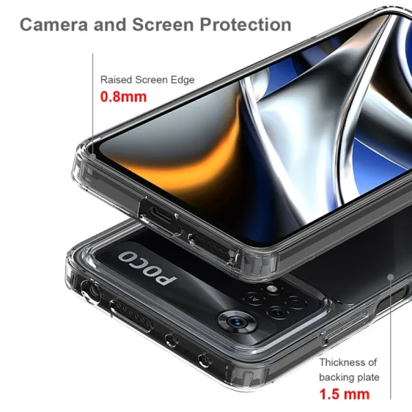 SHOCK Extra odolný kryt Xiaomi Poco X4 Pro 5G čierny