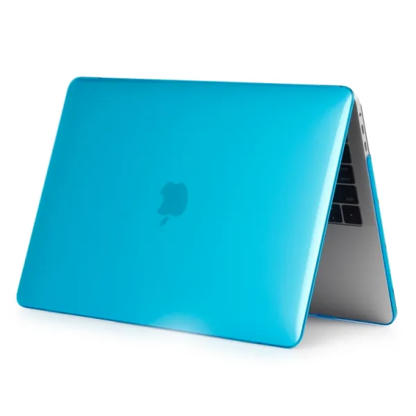 CRYSTAL Plastový kryt pre MacBook Pro 15" A1990 / A1707 svetlomodrý