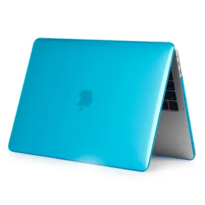 CRYSTAL Plastový kryt pre MacBook Pro 15" A1990 / A1707 svetlomodrý