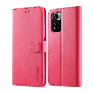 IMEEKE Peňaženkový kryt Xiaomi Redmi Note 11 Pro+ 5G ružový