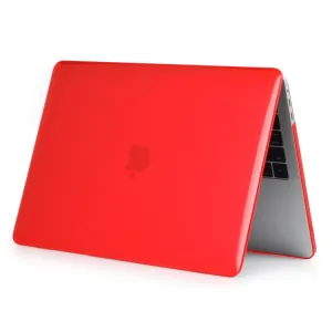 CRYSTAL Plastový kryt pre MacBook Pro 15" A1990 / A1707 červený