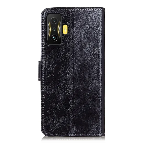 RETRO Peňaženkový obal Xiaomi Poco F4 GT čierny