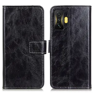 RETRO Peňaženkový obal Xiaomi Poco F4 GT čierny