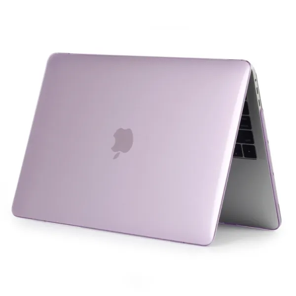 CRYSTAL Plastový kryt pre MacBook Pro 15" A1990 / A1707 fialový