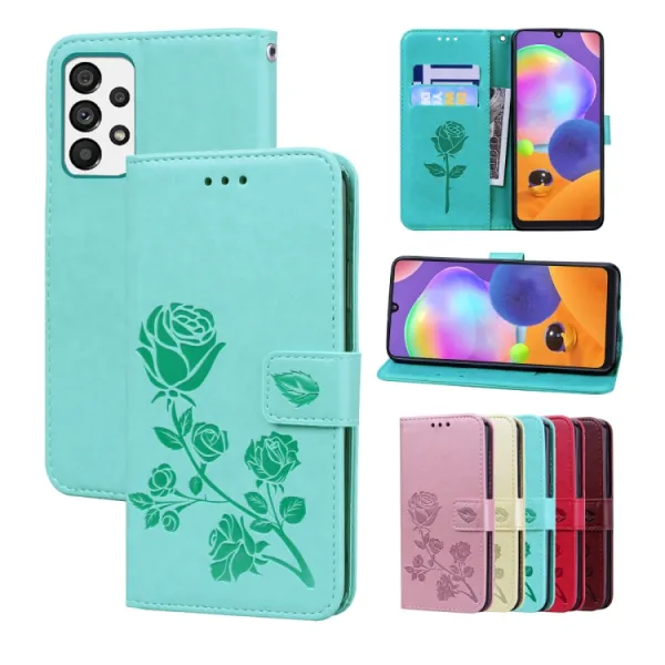 ART Peňaženkový kryt Samsung Galaxy A23 / A23 5G ROSE zelený