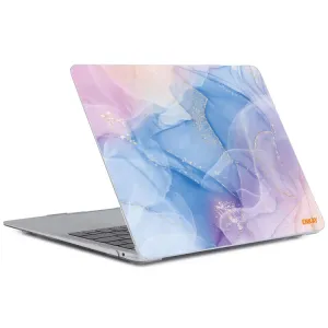 ENKAY MARBLE Puzdro pre MacBook Pro 14" A2442 / A2279 PURPLE