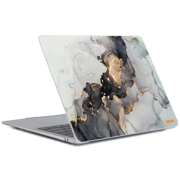 ENKAY MARBLE Puzdro pre MacBook Pro 14" A2442 / A2279 GREY