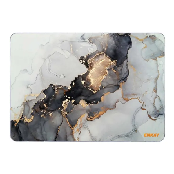 ENKAY MARBLE Puzdro pre MacBook Pro 14" A2442 / A2279 GREY