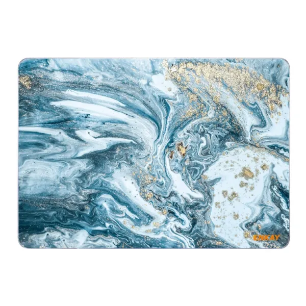 ENKAY MARBLE Puzdro pre MacBook Pro 14" A2442 / A2279 DARK BLUE