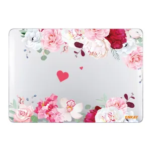 ENKAY FLOWER Puzdro pre MacBook Pro 16" A2485 PEONY