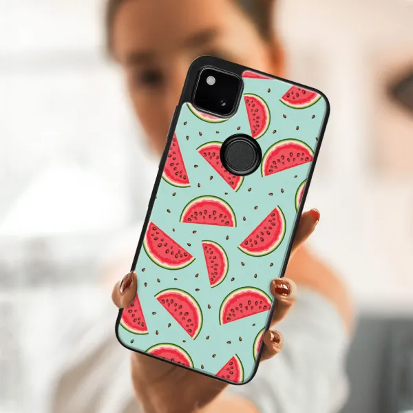 MY ART Silikónový obal Google Pixel 4a WATERMELON (120)