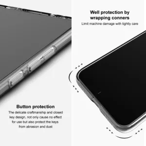 IMAK UX-5 Ochranný kryt Samsung Galaxy A73 5G čierny