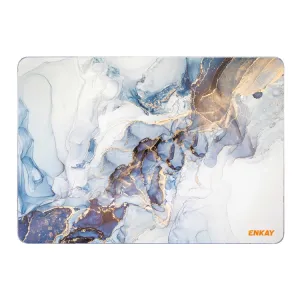 ENKAY MARBLE Puzdro pre MacBook Pro 14" A2442 / A2279 LIGHT BLUE