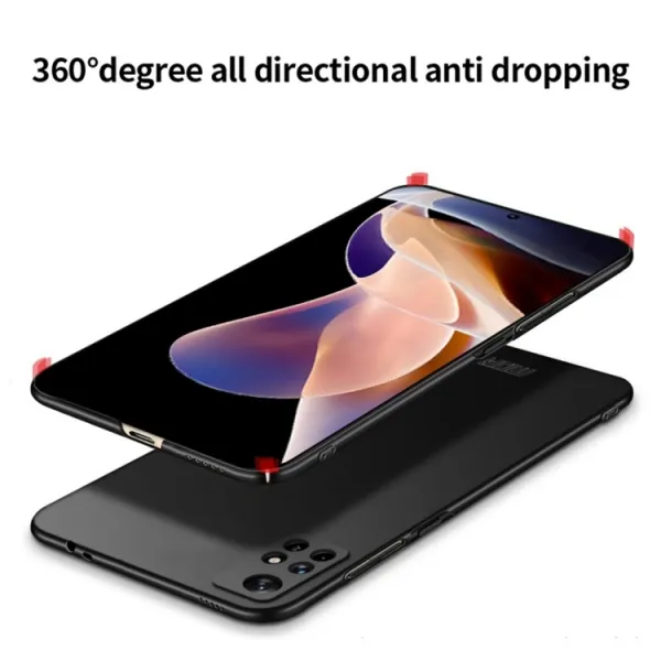 MOFI Ultratenký obal Xiaomi Redmi Note 11 Pro+ 5G modrý
