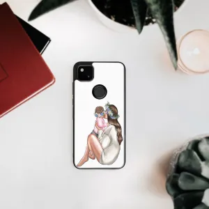 MY ART Silikónový obal Google Pixel 4a BABY GIRL (111)