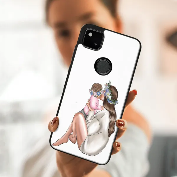 MY ART Silikónový obal Google Pixel 4a BABY GIRL (111)
