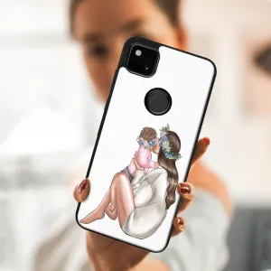 MY ART Silikónový obal Google Pixel 4a BABY GIRL (111)