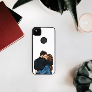 MY ART Silikónový obal Google Pixel 4a COUPLE (117)