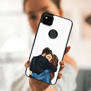 MY ART Silikónový obal Google Pixel 4a COUPLE (117)