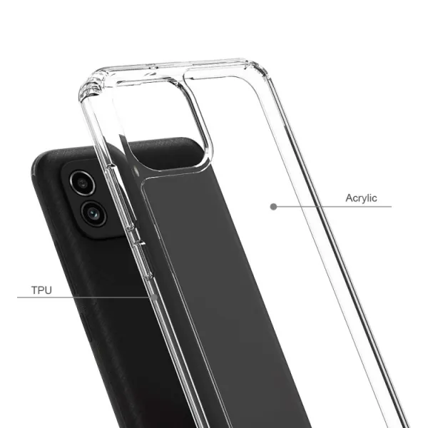SHOCK Extra odolný kryt Samsung Galaxy A03 priehľadný