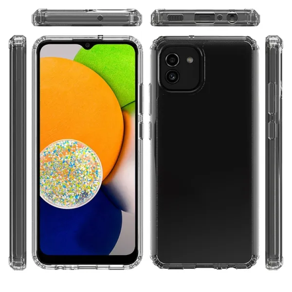 SHOCK Extra odolný kryt Samsung Galaxy A03 priehľadný