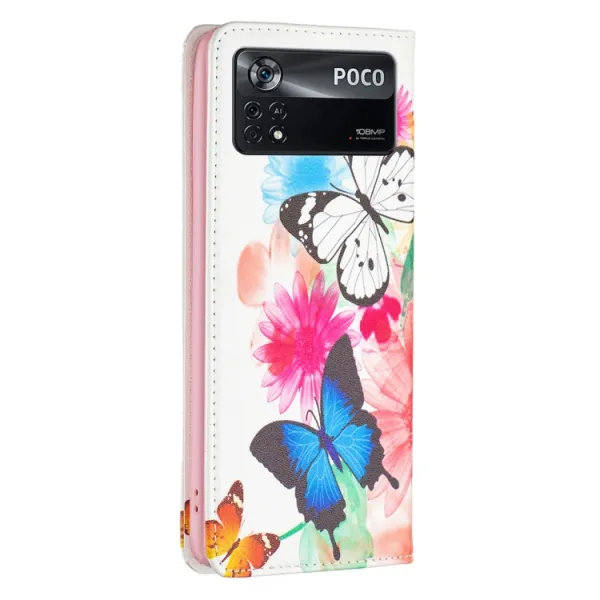 ART Peňaženkový kryt Xiaomi Poco M4 Pro 5G / Redmi Note 11S 5G BUTTERFLIES
