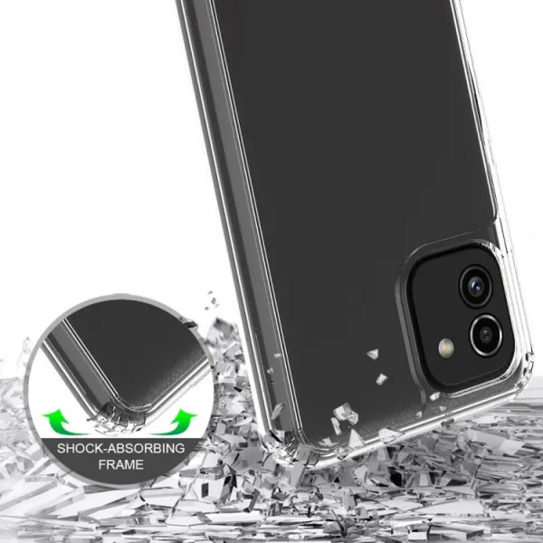 SHOCK Extra odolný kryt Samsung Galaxy A03 priehľadný