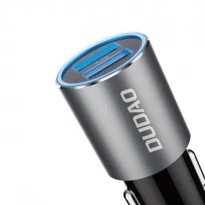 DUDAO R5s Nabíjačka do auta 2x USB 3.4A šedé