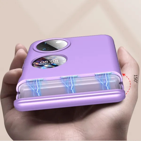 GKK MAGNETIC Plastový obal Huawei P50 Pocket ružový