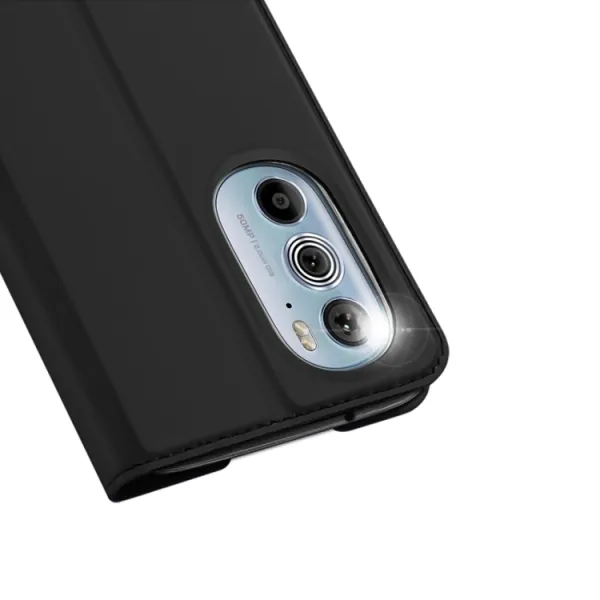 DUX Peňaženkový kryt Motorola Edge 30 Pro čierny