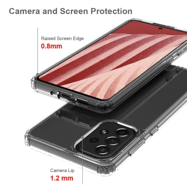 SHOCK Extra odolný kryt Samsung Galaxy A73 5G čierny