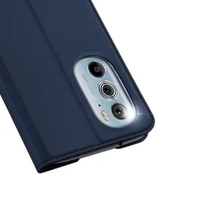 DUX Peňaženkový kryt Motorola Edge 30 Pro modrý