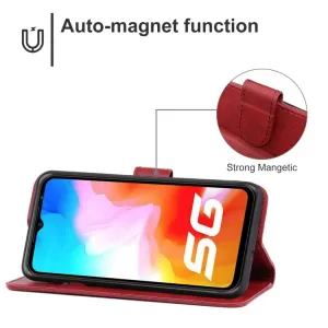 SMOOTH Peňaženkové puzdro Ulefone Armor 12 5G červené