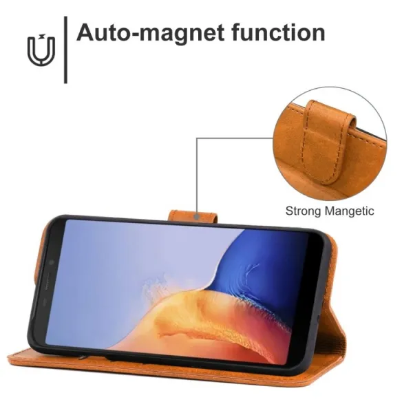 SMOOTH Peňaženkové puzdro Ulefone Armor X9 / X9 Pro hnedé