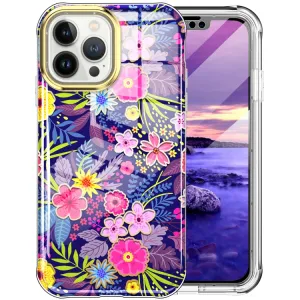 DUAL ART Odolný kryt pre Apple iPhone 13 Pro FLORAL