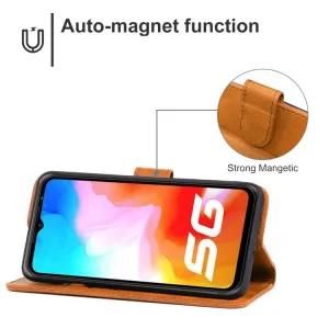 SMOOTH Peňaženkové puzdro Ulefone Armor 12 5G hnedé