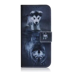 ART Peňaženkový kryt pre Motorola Moto G52 WOLF DOG