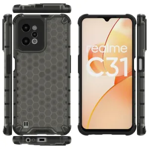 HONEYCOMB Ochranný kryt Realme C31 čierny