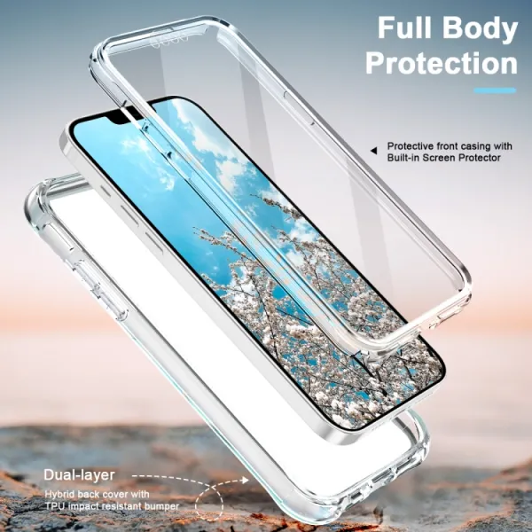 DUAL ART Odolný kryt pre Apple iPhone 13 Pro Max LIGHT BLUE MARBLE
