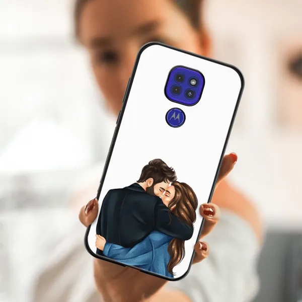 MY ART Silikónový obal Motorola Moto G9 Play / E7 Plus COUPLE (117)